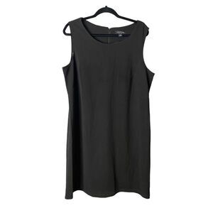 Perception black sheath zip up dress XL